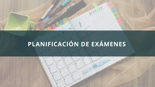 Planificación de exámenes