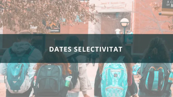 Dates selectivitat 2024
