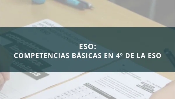 Competencias básicas en 4º de la ESO